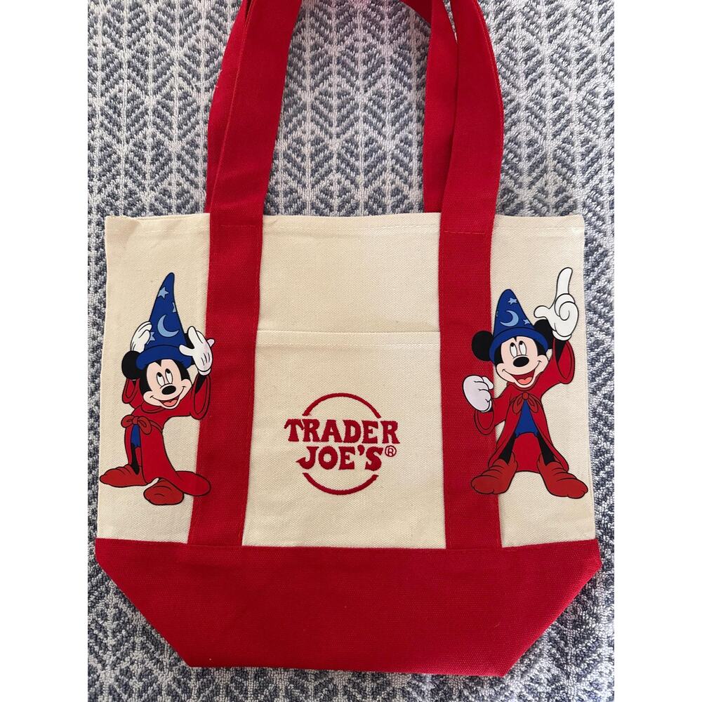 Disney Sorcerer Mickey 1 Custom Made Trader Joes Mini Tote